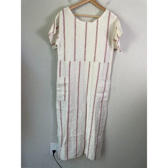 Christy Dawn White and Red Striped Dress - Picture 5 of 12